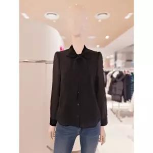 [롯데백화점]SOUP 이중 덧장 타이 블라우스 SC3LSM1