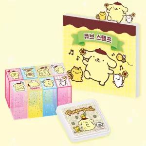 산리오 큐브 스탬프-폼푸린피규어 만년 캐릭터 문구 팬시 초등학생 어린이 아동 유아