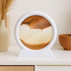 슬로우 모래멍 샌드 아트 액자 감성소품 모래그림액자 인테리어 오브제 시계 움직이는