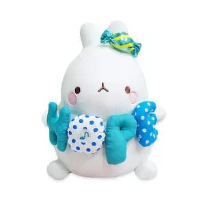 몰랑 멜로디 파티 인형-블루(HOPE)캐릭터 선물용봉제 토끼 동물 생일축하 해피벌쓰데이 소리나는 음원