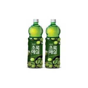 웅진 초록매실 1.5L 12펫/쥬스/매실/주스/아침/햇살/음료/결명자차/과일/자연은/알로에/누룽지/과즙