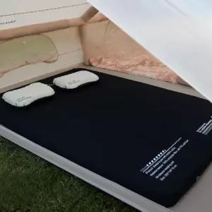 공기주입식 치즈 경량 자동 에어매트 자충 캠핑 축소 펌프내장 팽창 침대