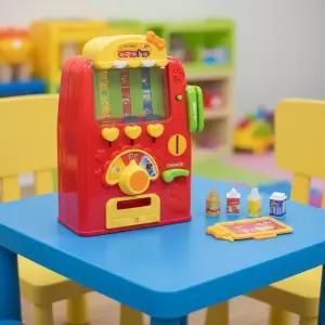 콩순이 자판기 가게 역할 놀이 장난감 동전 카드 수세기 계산 분리수거 소꿉놀이 도형맞추기