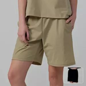 25년트라이(TRY) 여성용 냉감의 bu)여벤츄리절개 5부팬츠(베이지,블랙)