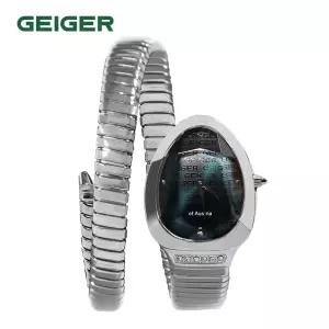 가이거(GEIGER) 컷팅 글라스 스네이크 여성 워치 GE1265GNS