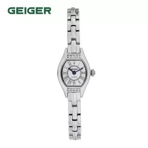 가이거(GEIGER) 여성 다이아 포인트 메탈 워치 GE1271WT