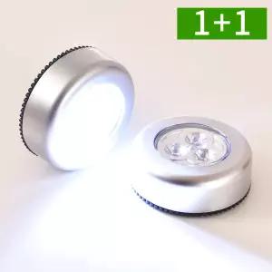 [1개+1개] 무드등 LED 조명 터치등 수면등 붙이는 무선 건전지 미니조명