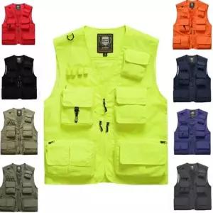 멀티포켓 등산 조끼 배달 낚시 베스트 다용도 작업복