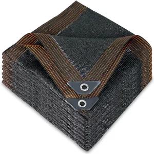 와이네마나 90 그늘막 천 개 사육장 커버 10 x 20피트 튼튼한 내구성 선블록 메쉬 방수포 파티오 식물 온실