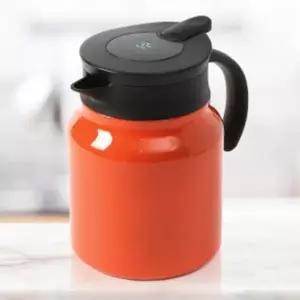 티웨어 보온주전자 온도표시 오렌지 보냉포트 900ml