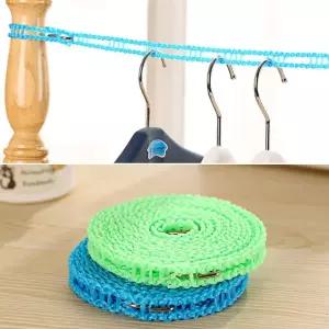 휴대용 간이 빨래줄(5M) 빨랫줄 캠핑빨래줄 와이어빨래줄 천장빨래건조대