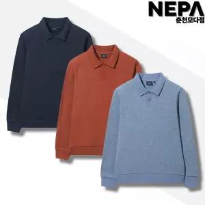 네파 남성 카라티 스웨터 폴로티셔츠 캐주얼 기모 보온성 니트 그라티아 스웨터 폴로티 7L75243