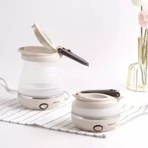 실리콘 전기 휴대용 주전자 포트기 0.6L 접이식 포트