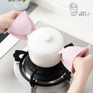 실리콘 냄비집게 뜨거운 냄비 오븐 내열 글러브