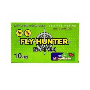 (선택 플라이헌터10개입)[미르]국산 플라이헌터 10개입 끈끈이 찍찍이 해충박멸 파리 모기 바퀴벌레 잡이