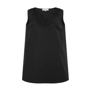 아떼 바네사브루노 25SS 블랙 자수장식 면혼방 민소매원피스 WVDR5B219BK