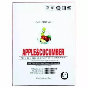 10매입 에센셜 스킨케어 원데이 메디뷰 마스크팩 20ml-사과앤오이