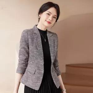 여성자켓 슬림 숏 정장 코트 패션 가디건 양복 가을 상의 심쿵해외구매