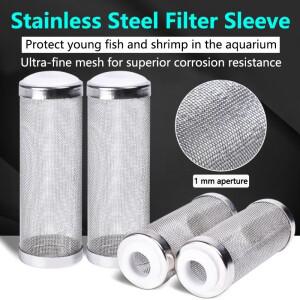 12/16mm Aquarium Inflow Inlet Filter Stainless Steel Mesh Net Guard Fish Tank Accesories Intake Stra