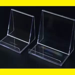 매장 다용도 경사용 핸드폰 스탠드 아크릴 진열대 택 핸드폰거치 매장진열