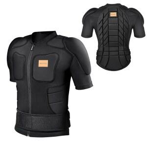 벤켄 남성용 여성용 프로 충돌 방지 스포츠 셔츠, 뒷좌석 보호, 스케이트보드 스케이트 스노보드 사이클링용 모터사이클 보호 재킷