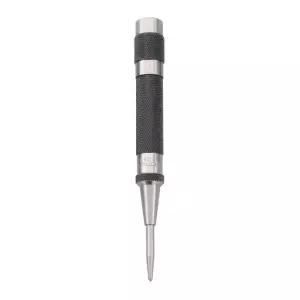 조절 가능한 스트로크가 있는 스타렛 스틸 자동 센터 펀치 - 길이 5인치 직경 9/16인치 경량 널드 핸들 18A