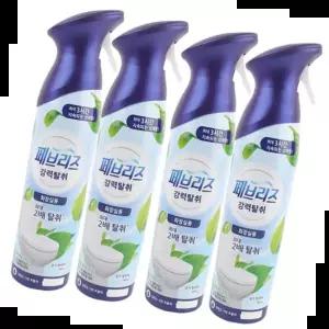 상쾌한향 페브리즈 에어 강력탈취 화장실용 프레시가든 4개입