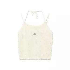 매장정품 리 LEE 우먼 부클 홀터넥 슬리브리스 아이보리 LE2502KT68IV 142663