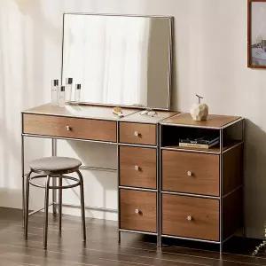 헤이몰리 헤이즈 미드센츄리 모듈 거울 1000 서랍 화장대 + 400 서랍장 세트