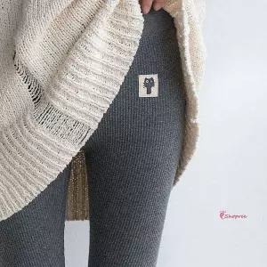 키밍코튼 트레이닝레깅스 쫄바지 골지 니트레깅스wxy575