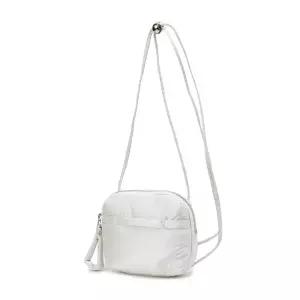 [헤지스]헤지스 [여행] [PUPPY] 아이보리 나일론 패딩 투포켓 파우치 겸 크로스백 HIWA4FH13IV