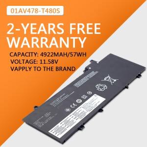 01AV480 SB10K97622 L17M3P71 레노버 씽크패드 T480S용 배터리