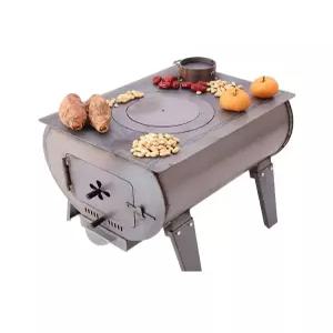 거꾸로타는 화목난로 주물 야외 캠핑 불멍