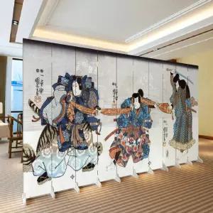 일본병풍 그림 인테리어 가벽