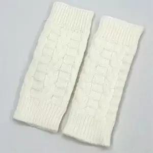 꽈배기 니트 핸드워머 손토시 화이트 암워머 손목