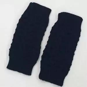 꽈배기 니트 핸드워머 손토시 블랙 손목 암워머