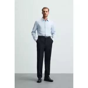 자라 ZARA EASY CARE 스트럭처 셔츠 - 하늘색 7545710403 899621