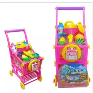 가게 주방놀이 로보카폴리 엠버 쇼핑카트 여아선물 인기 어린이집교구 정서발달