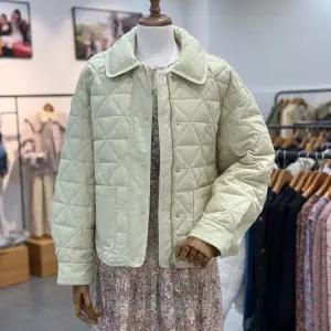 [써스데이아일랜드]퀼팅 오리털 경량점퍼 t248mdj240