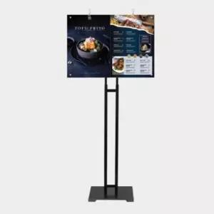 국산 매장 입구 A3 집게 자석 2폴 철제 메뉴판 스탠드 업소 가게 입구간판 안내