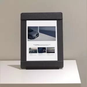 국내산 테이블용 A3 L자형 텍스타일 POP 거치대 세미나 데코용 컨퍼런스 안내판