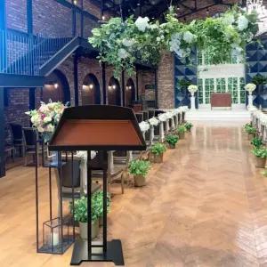 국산 연설 사회대 단상 텍스타일 철제 강연대 600x450 교회용 사진관 경연대