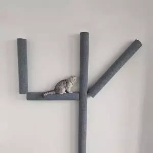 [에이치플러스몰]고양이 스크래처 벽부착 놀이 캣타워 장난감 반려묘 놀이기구