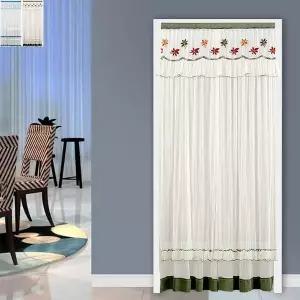 [에이치플러스몰]레이스 문가리개 커튼 방문 주방 가림막 80x200cm 입구커튼