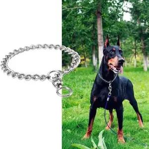 강아지목줄 초크체인 반려견 체이줄 산책 4.0mmx60cm 애관견 애견목줄