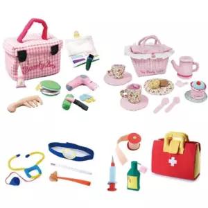 미용n의사n피크닉 역할놀이 헝겊 3종세트 놀이교구 발달감각놀이 영유아감각놀이