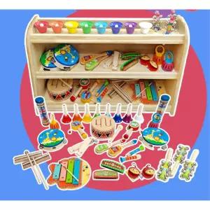 음악감각발달 클래식 악기연주 악기장세트 B 음악과놀이 리듬감발달 음악교구