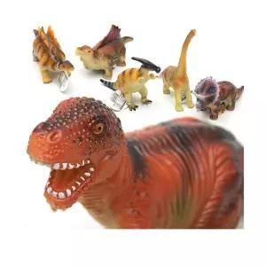 집중력발달 말랑말랑 공룡 6종 (중형) 유치원교구 디자인 생일선물 동물특징학습