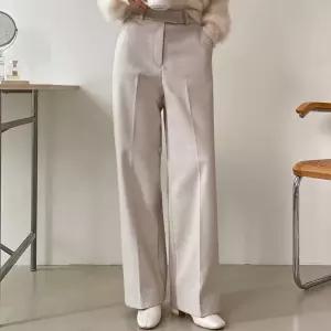 여자 겨울 오피스룩 피치기모 레직기 비조 슬랙스