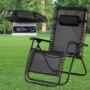 각도조절 접이식 무중력 와이드 리클라이너 안락 의자 경량 체어 캠핑체어
